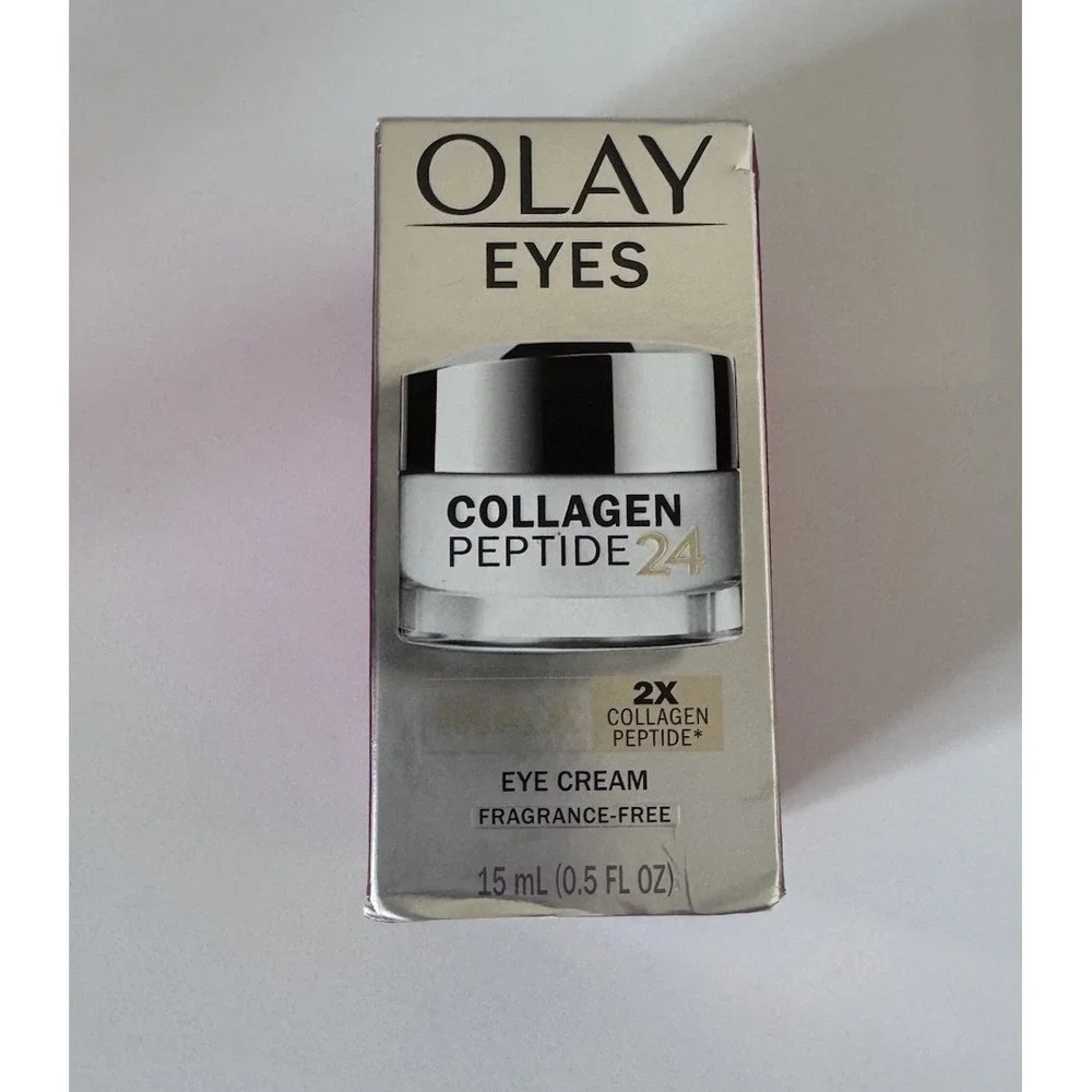 Olay Eyes Collagen Peptide 24 Max Eye Cream Fragrance Free 0.5oz / 15ml New